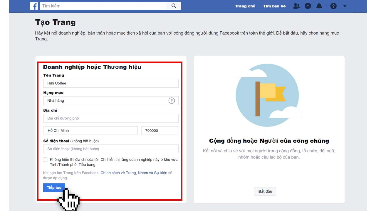 cách tạo fanpage trên facebook - Ảnh 3 cách tạo fanpage trên facebook - Ảnh 3