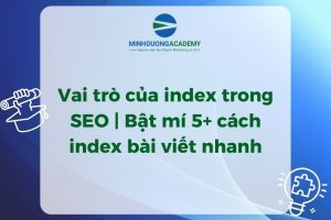 Vai trò của index trong SEO | Bật mí 5+ cách index bài viết nhanh