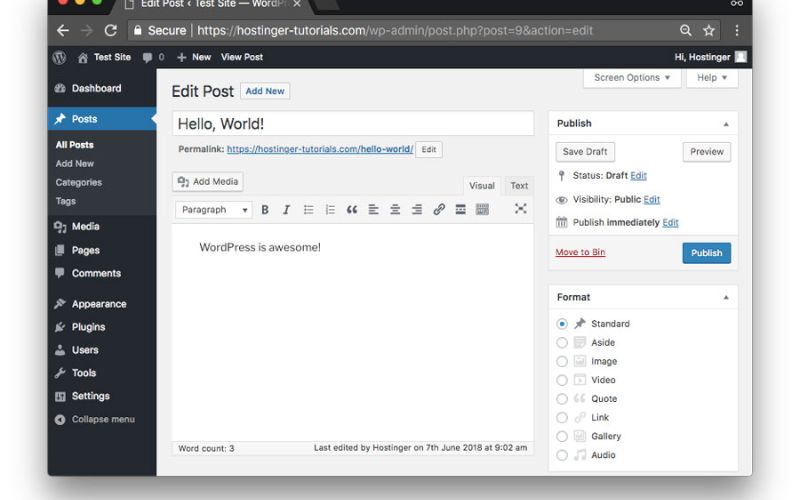 quản trị website wordpress - ảnh 2
