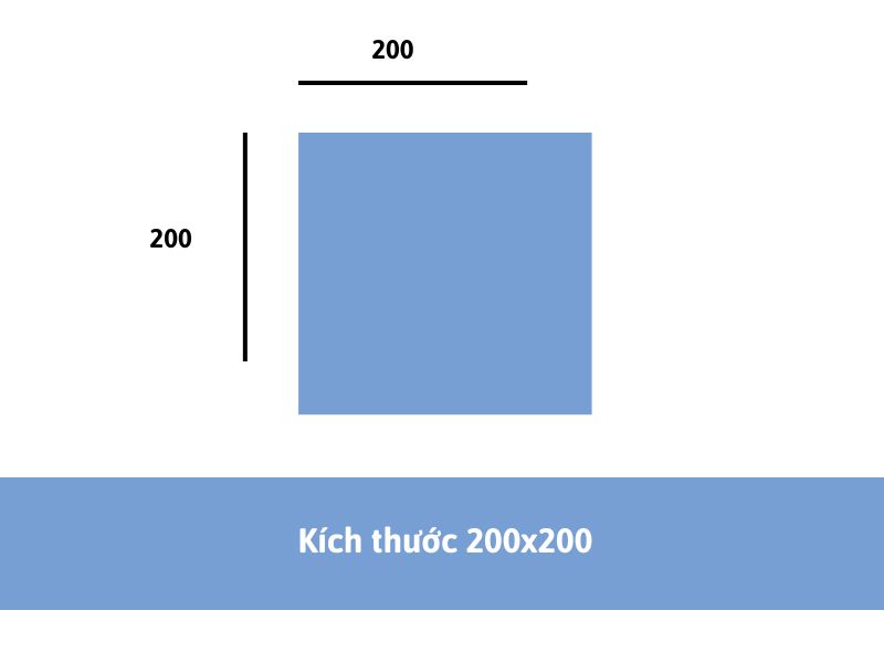 kích thước ảnh quảng cáo Google - Hình vuông nhỏ dọc 200x200