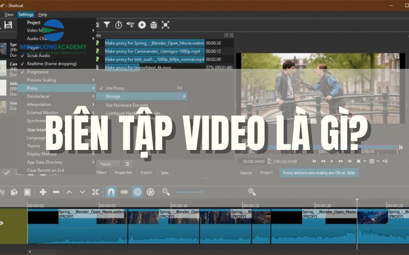 Biên tập Video là gì?